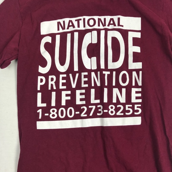 Suicide Prevention women’s t shirt size small - Picture 2 of 6